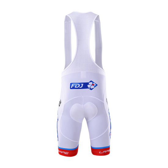 Maglia FDJ Manica Corta 2017 bianco e azzurro